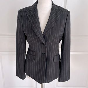 BCBGMaxAzaria Blazer NWT Size Medium. Black pinstripe.